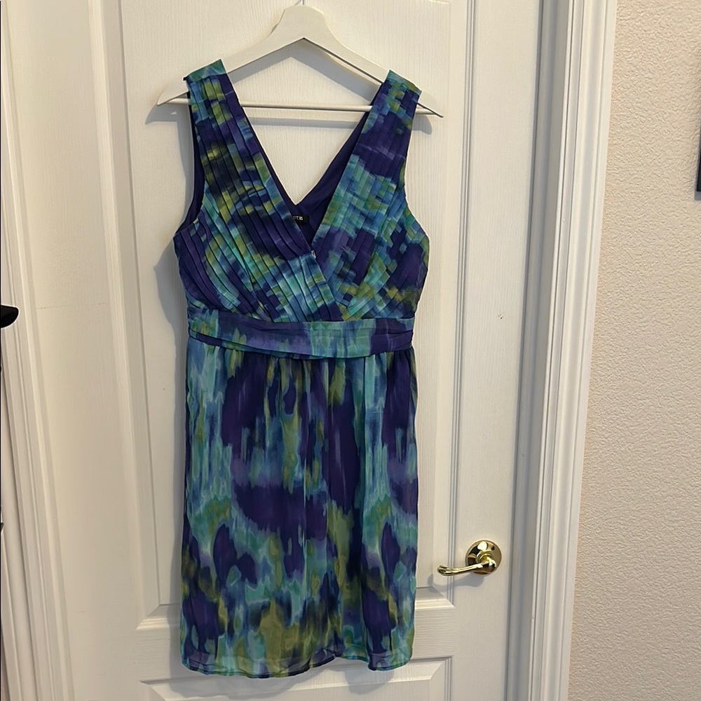 Elegant Multicolor Sleeveless Dress